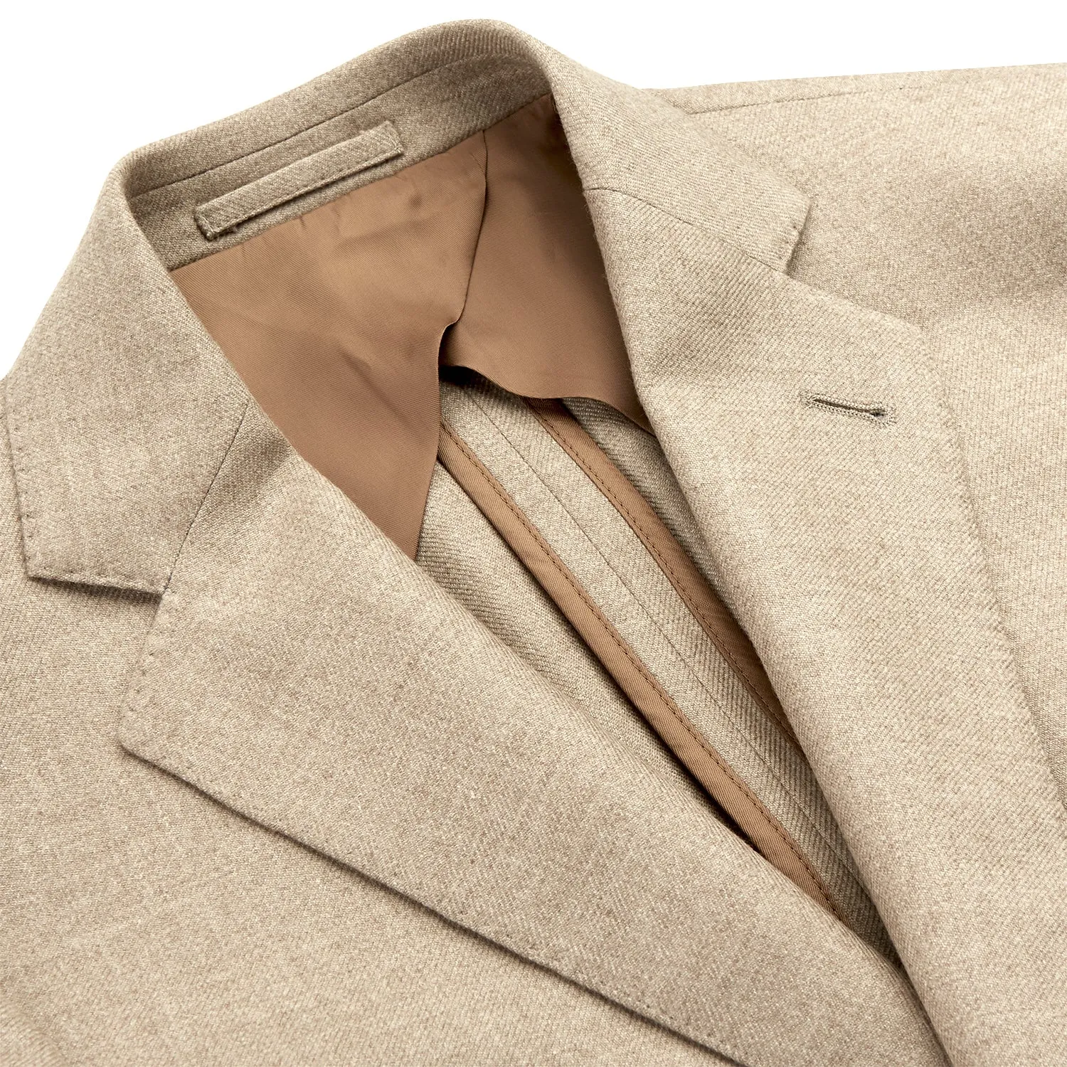 Beige Wool, Silk and Cashmere Bern Jacket sold by Turnbull & Asser product image thumbnail 4