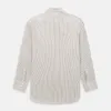 Coffee Shadow Stripe Mayfair Shirt sold by Turnbull & Asser