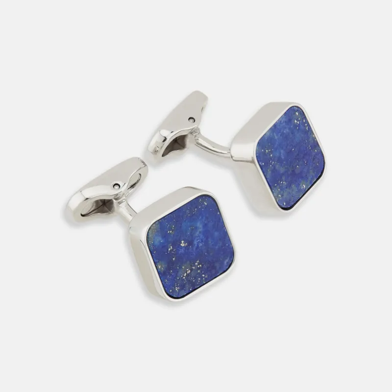 Lapis Lazuli Square Cufflinks sold by Turnbull & Asser