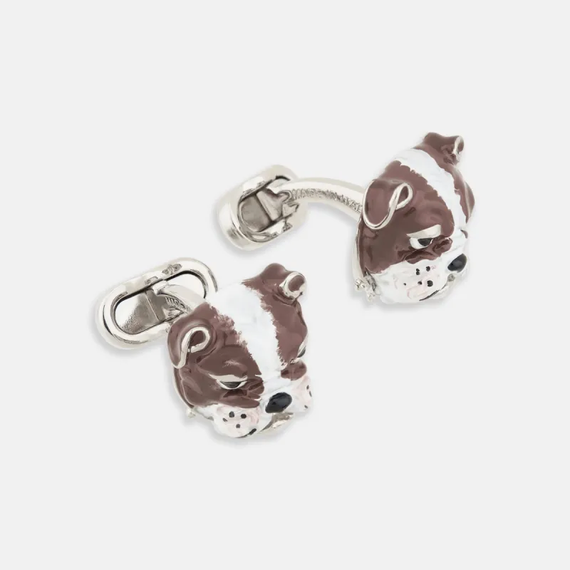 British Bulldog Cufflinks sold by Turnbull & Asser