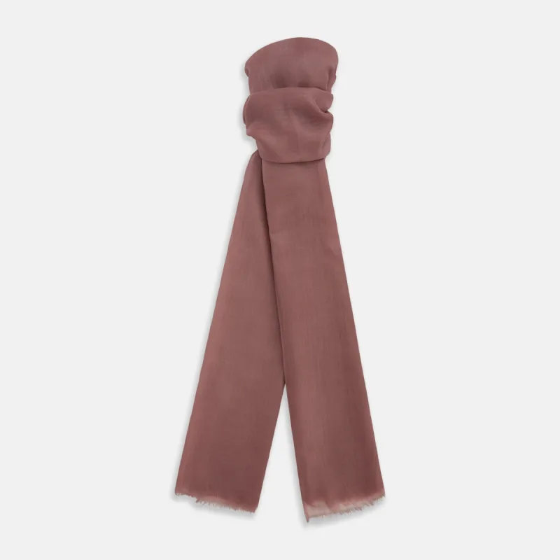 Pink Cashmere Scarf sold by Turnbull & Asser