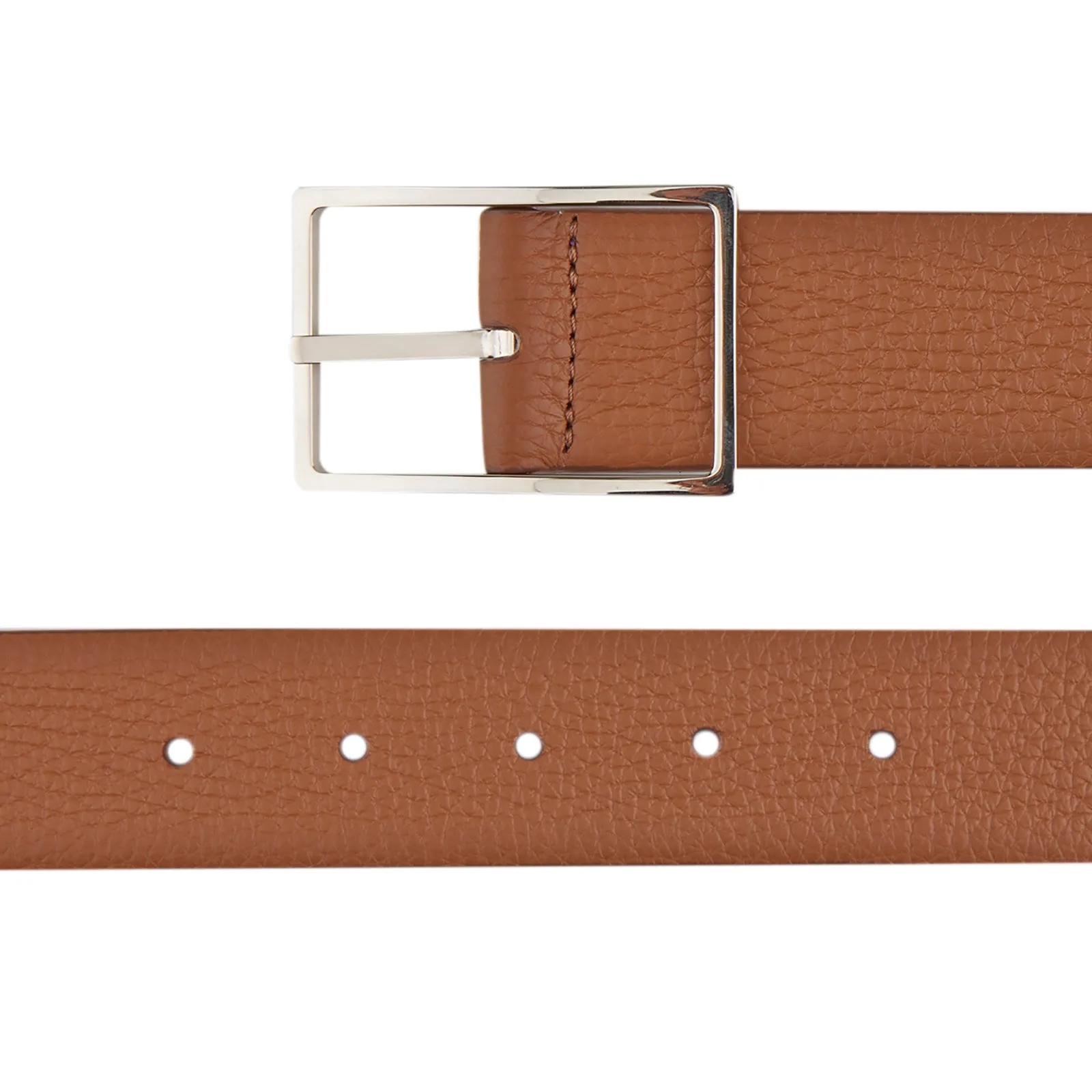 Lagun grained Nubuk Reversible Leather Belt sold by Turnbull & Asser product image thumbnail 2