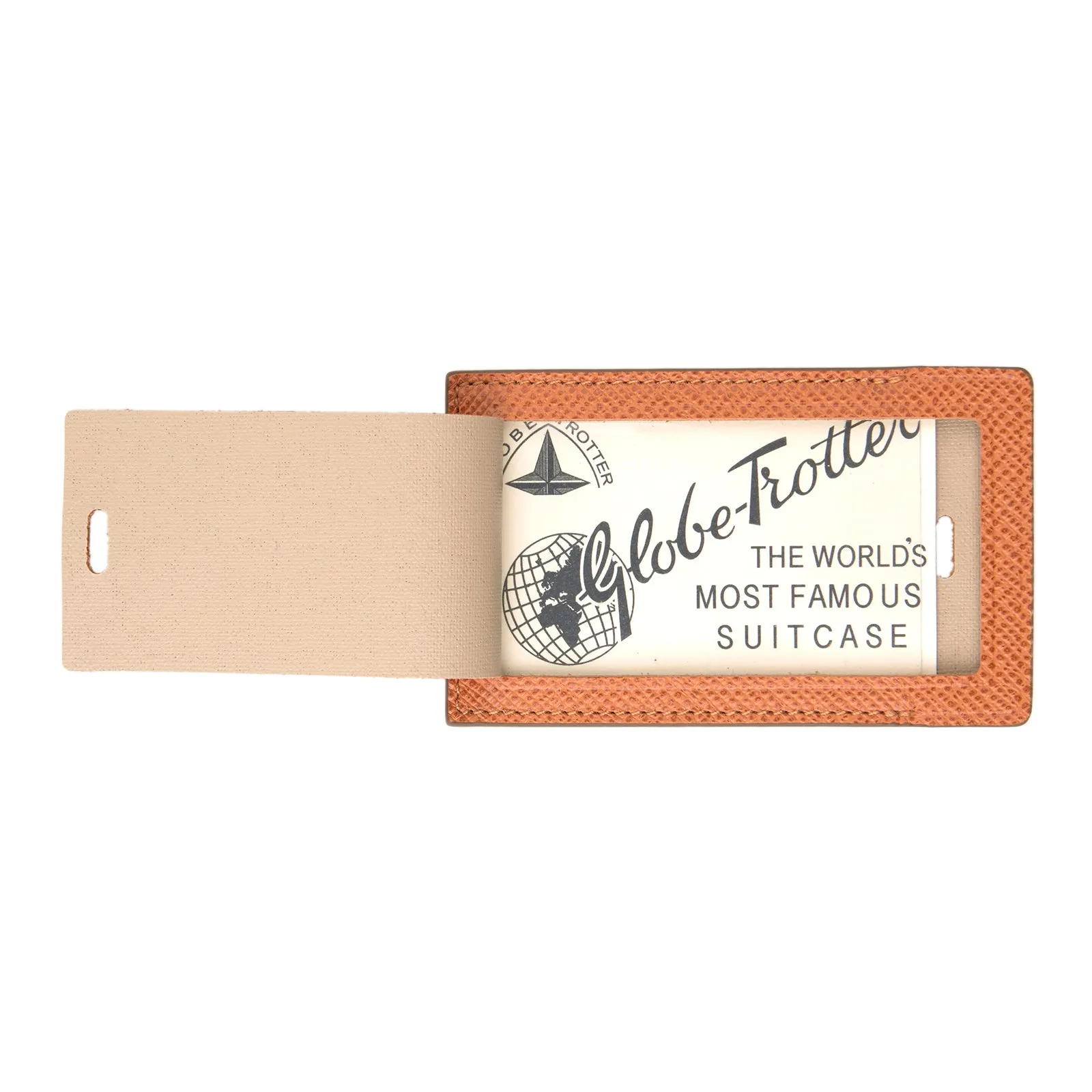 Brown Leather Luggage Tag sold by Turnbull & Asser product image thumbnail 2