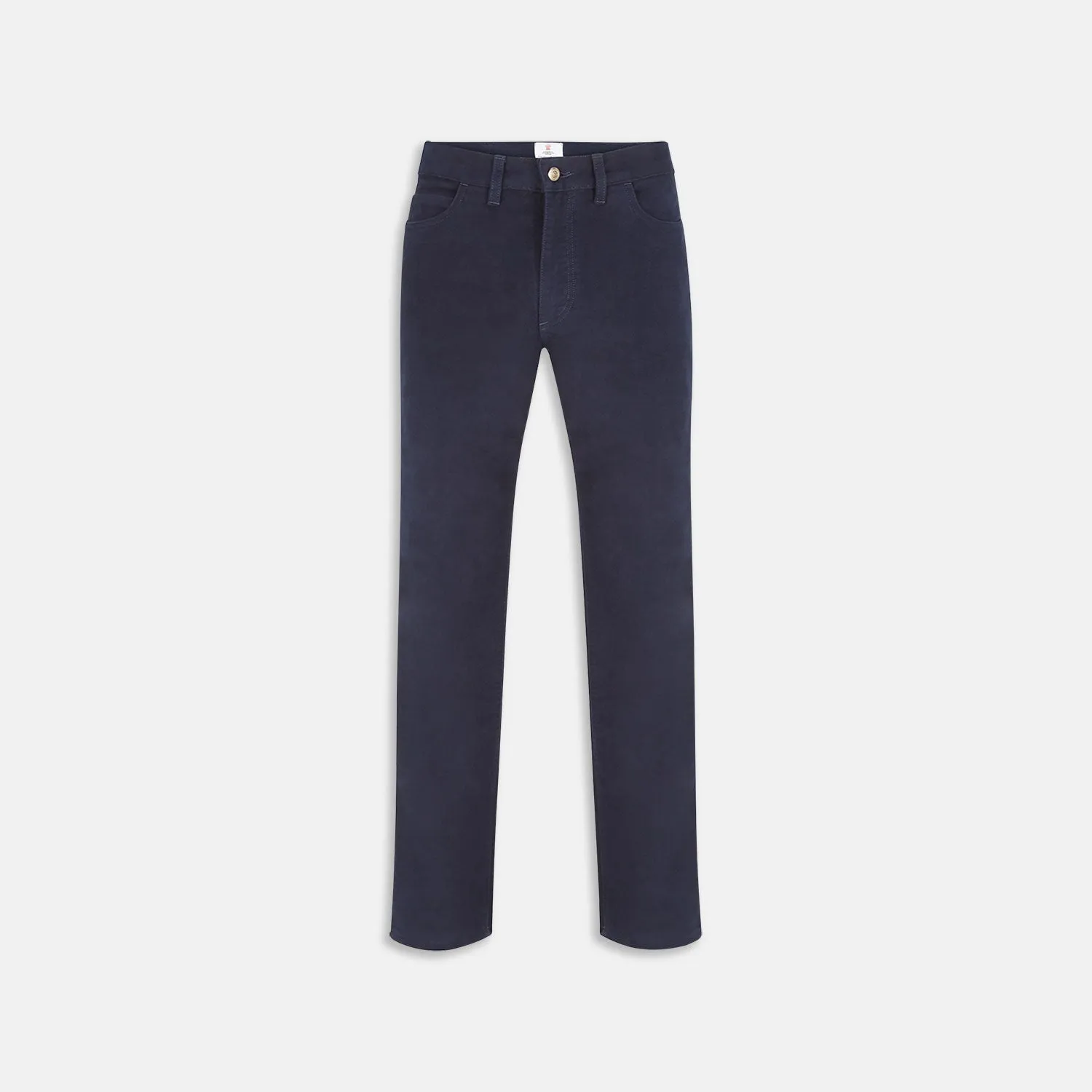 Navy Moleskin Trousers sold by Turnbull & Asser