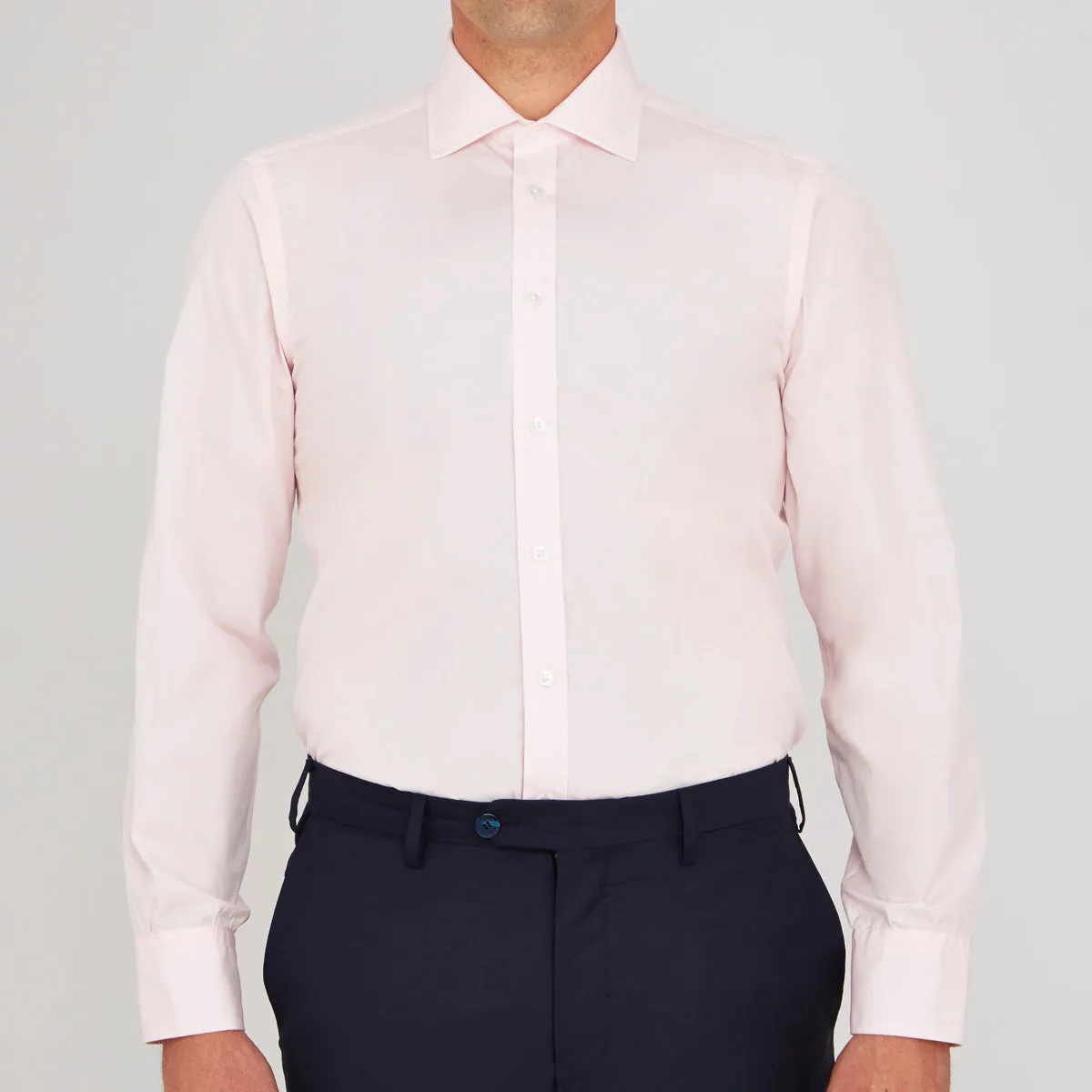 Pink Slim Fit Poplin Shirt sold by Turnbull & Asser product image thumbnail 2