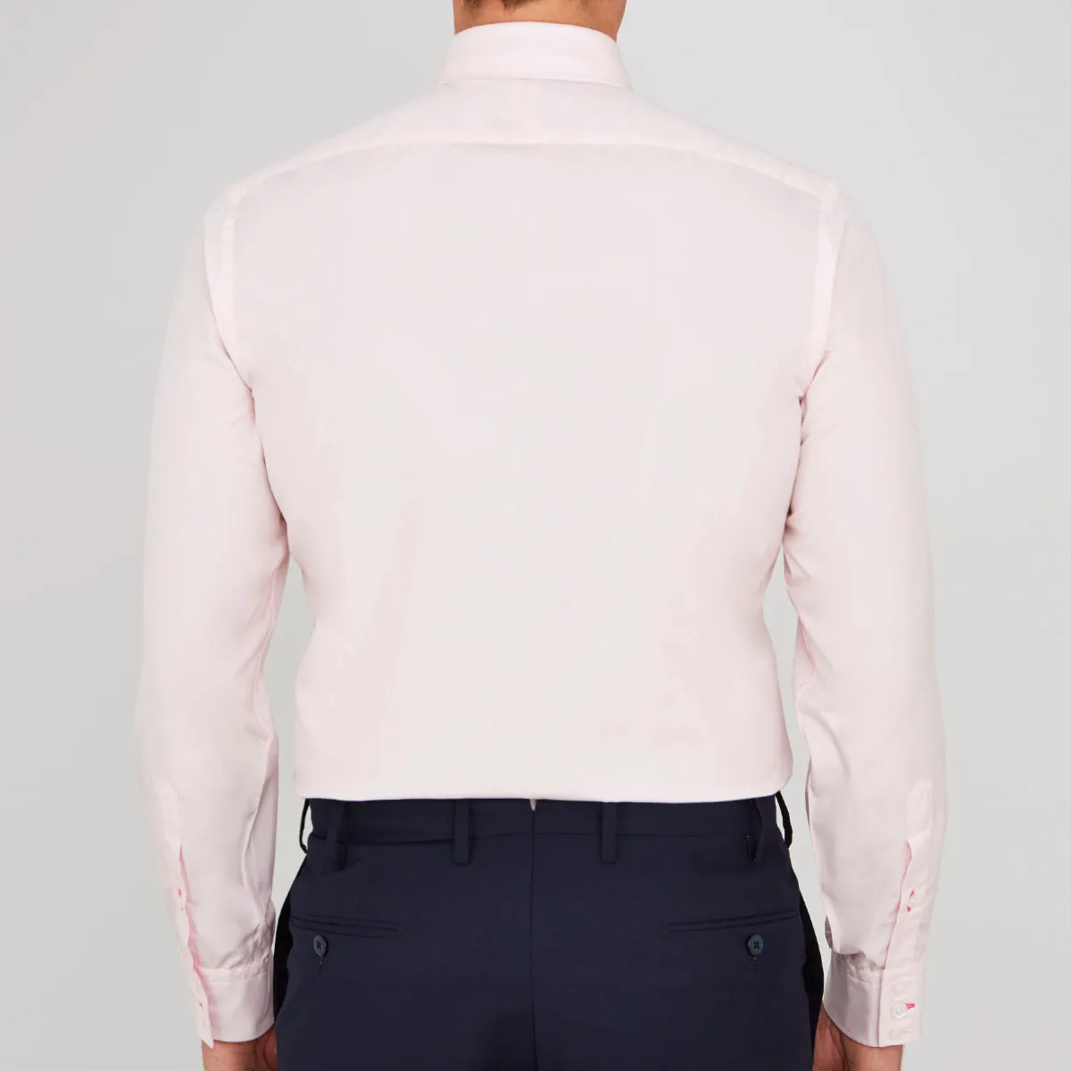 Pink Slim Fit Poplin Shirt sold by Turnbull & Asser product image thumbnail 3