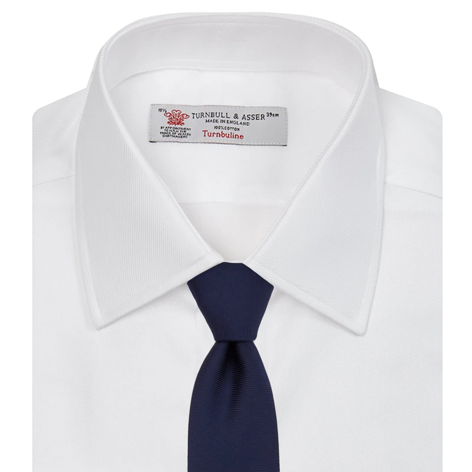 White Oxford Shirt with T&A Collar and Double Cuffs sold by Turnbull & Asser product image thumbnail 4