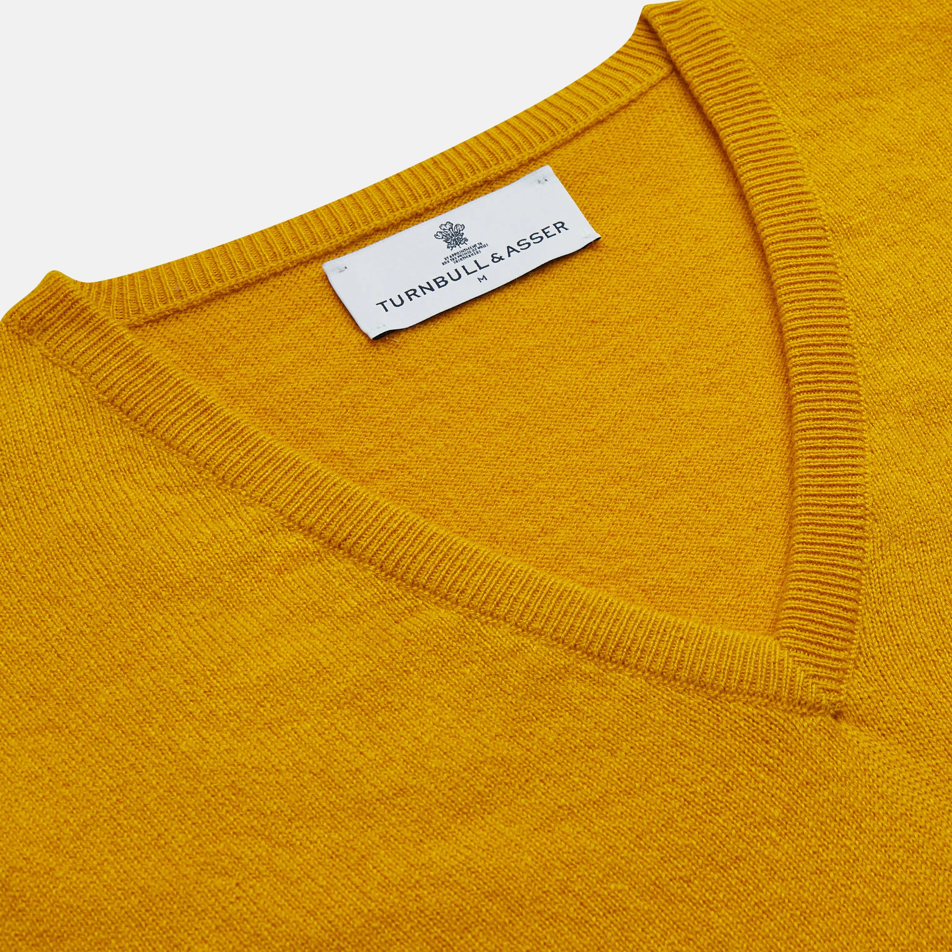 Gold Ifor Cashmere Slipover sold by Turnbull & Asser product image thumbnail 2