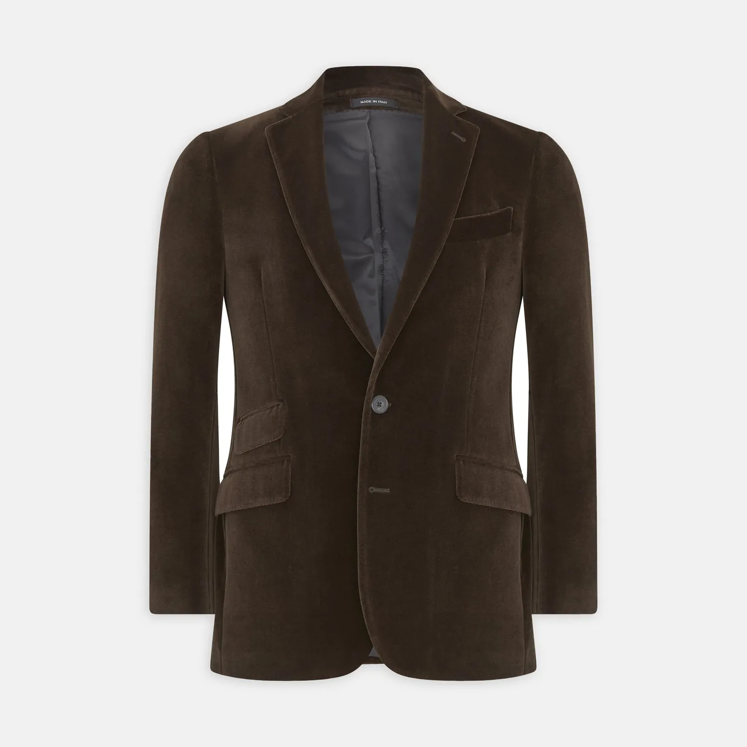 Brown Velvet Jacket sold by Turnbull & Asser