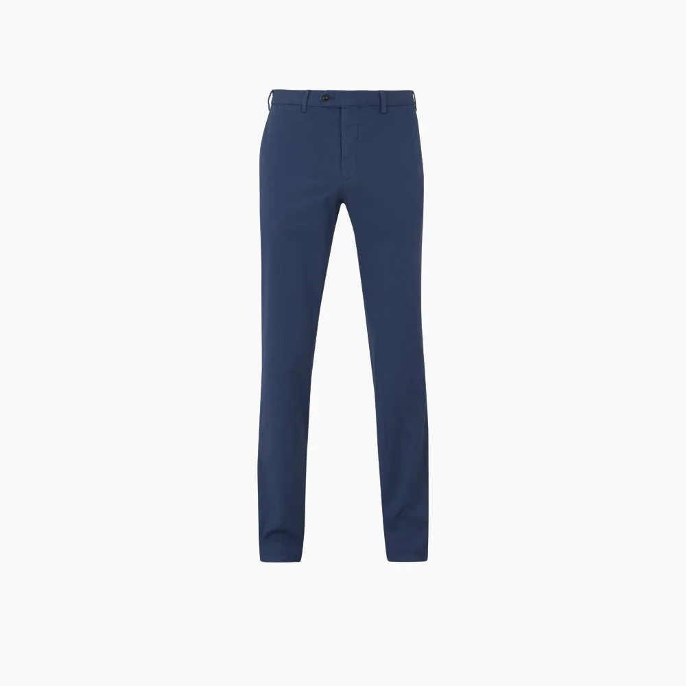 Navy Garment Dyed Cotton Chinos sold by Turnbull & Asser product image thumbnail 3