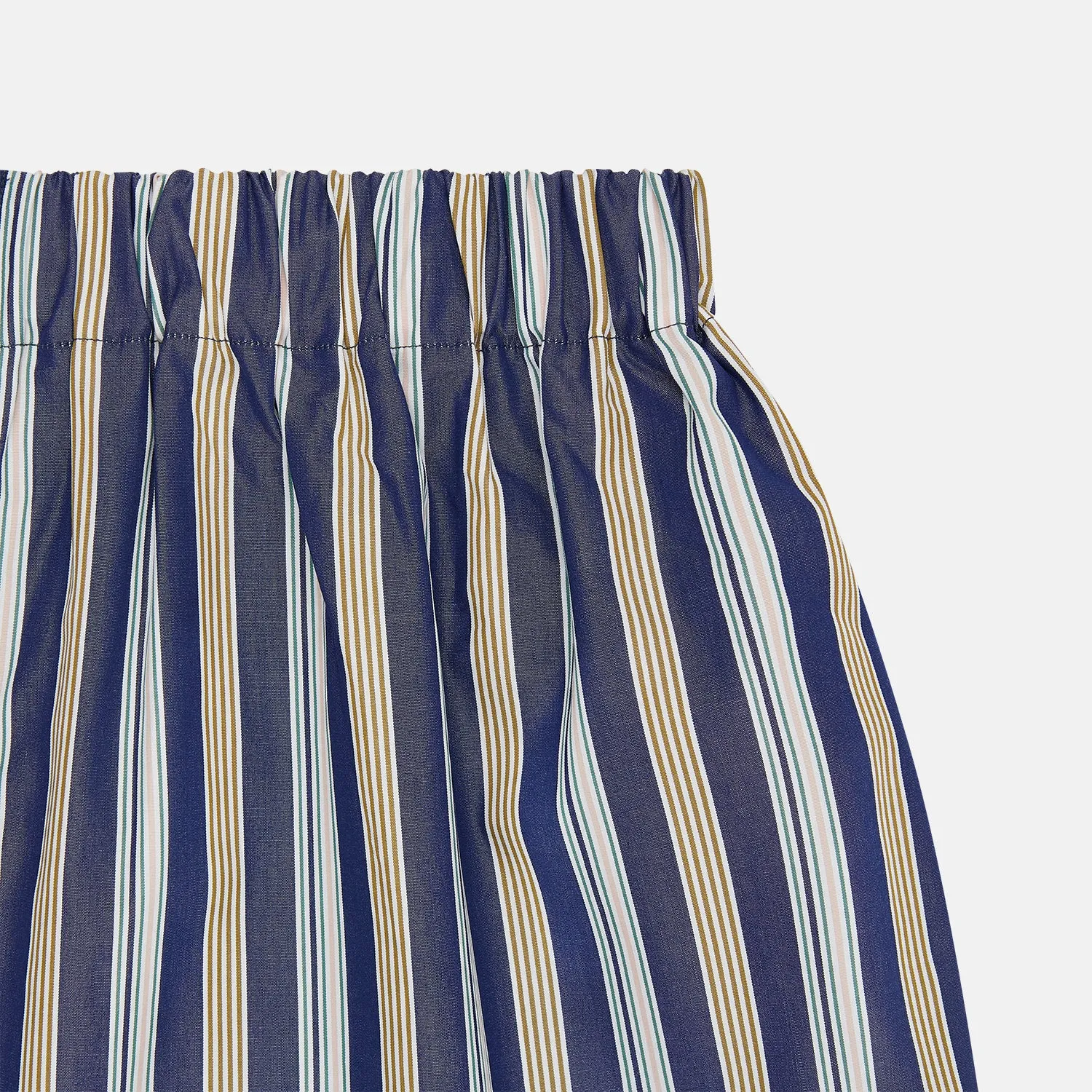 Blue Multi Stripe Cotton Boxer Shorts sold by Turnbull & Asser product image thumbnail 2