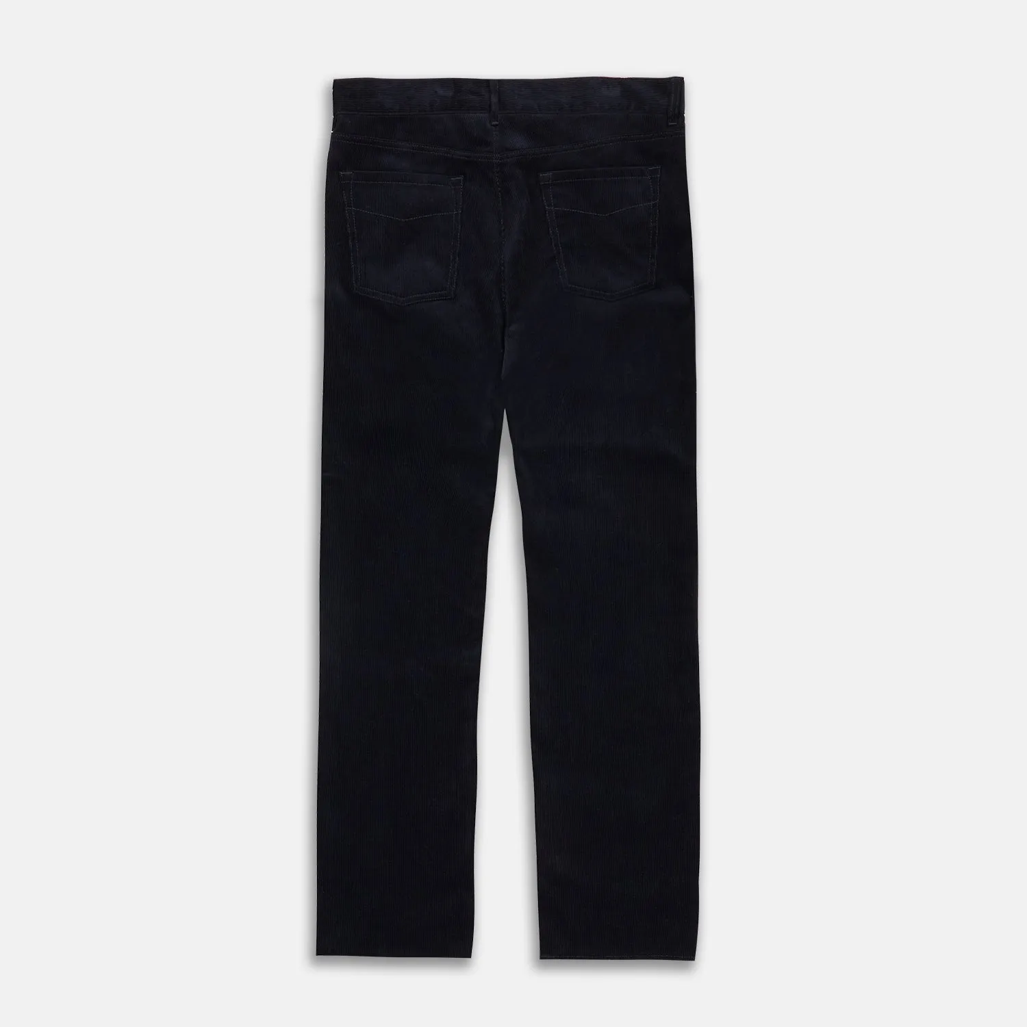 Navy Twill Cotton Five Pocket Trousers sold by Turnbull & Asser product image thumbnail 3