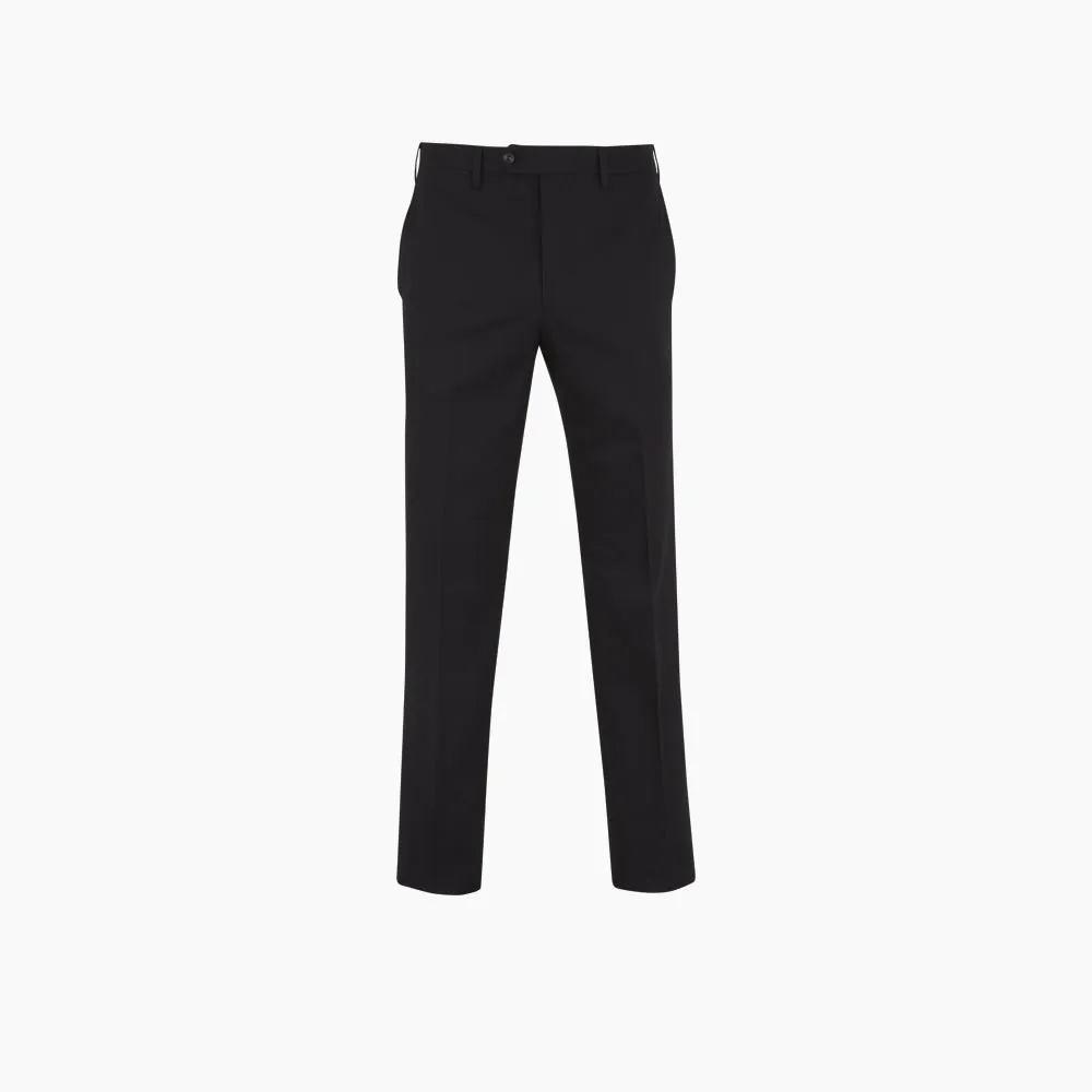 Navy Cotton Trousers sold by Turnbull & Asser product image thumbnail 3