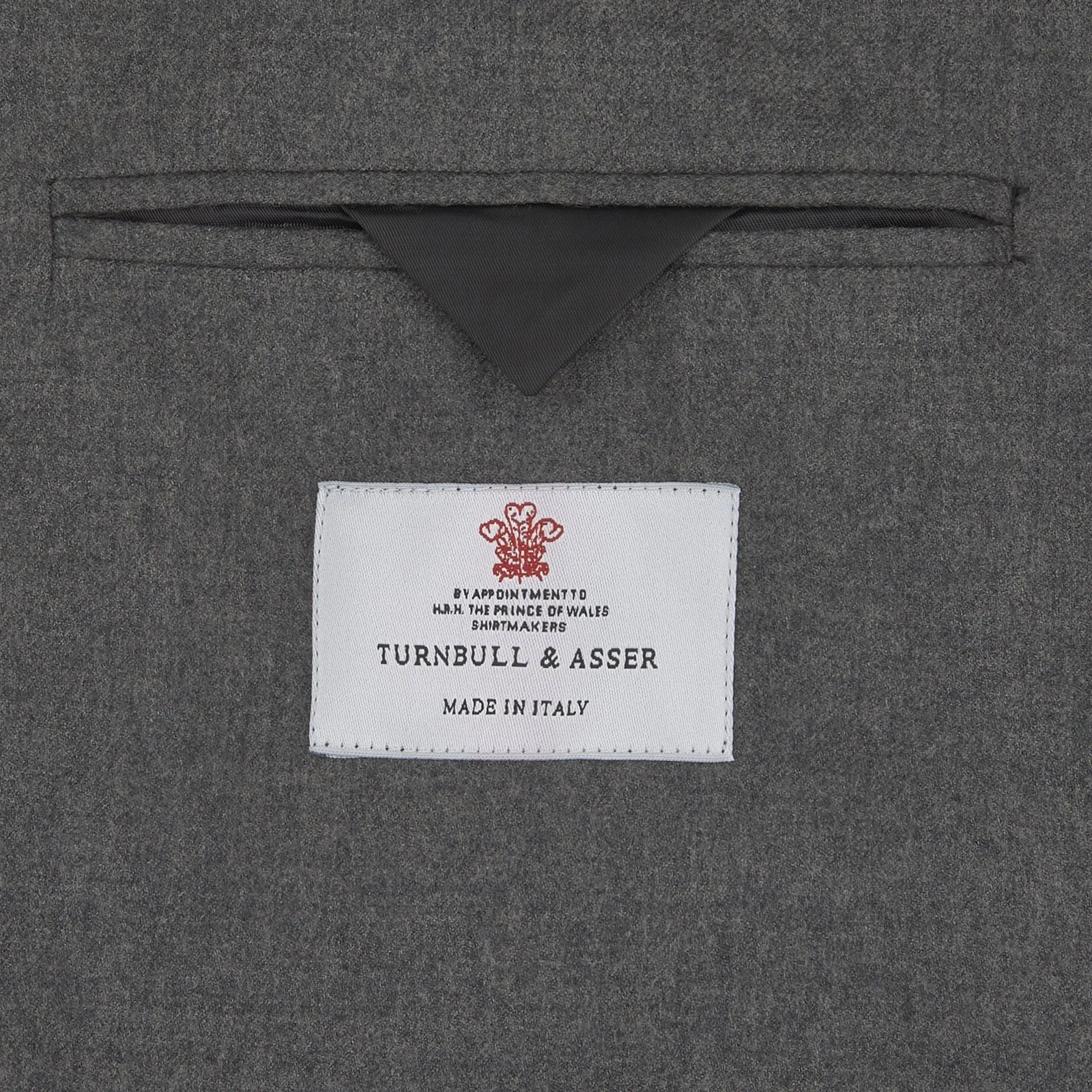Grey Merino Wool Jacket sold by Turnbull & Asser product image thumbnail 5