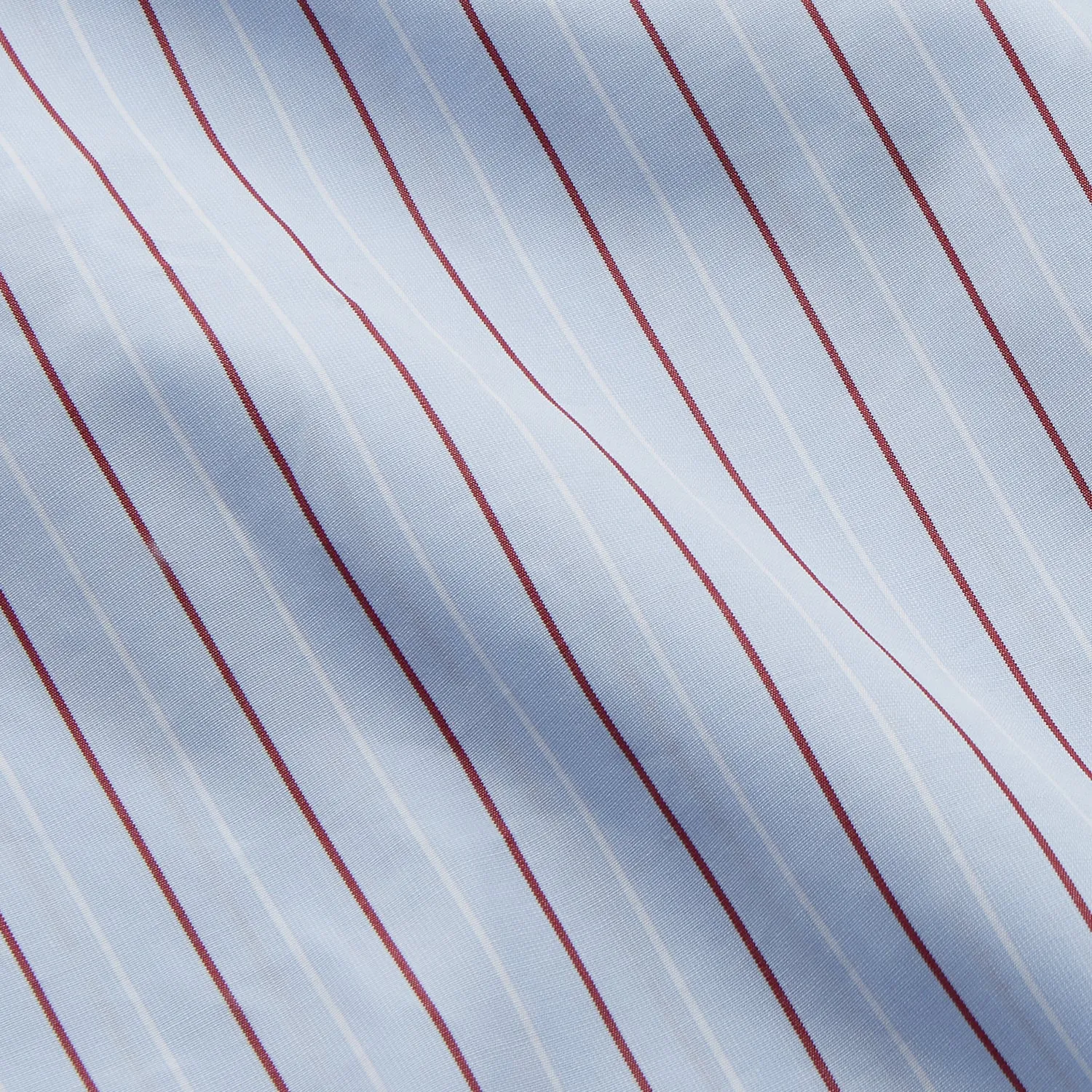 Burgundy Stripe Regular Fit Shirt with T&A Collar and Double Cuffs sold by Turnbull & Asser product image thumbnail 4