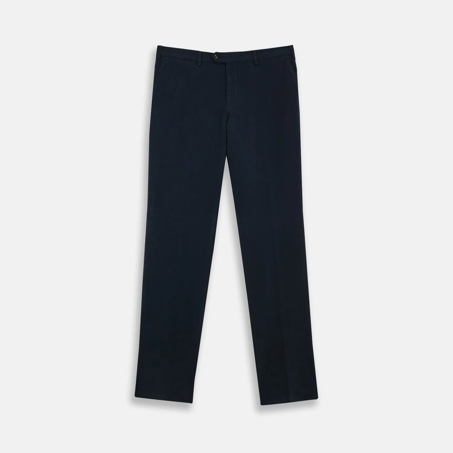 Navy Cotton Chinos sold by Turnbull & Asser