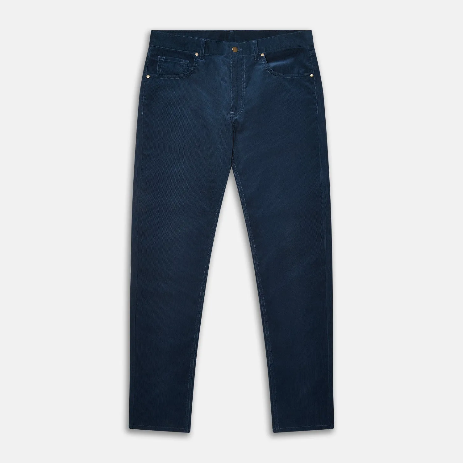 Petrol Cord Mylo Trousers sold by Turnbull & Asser