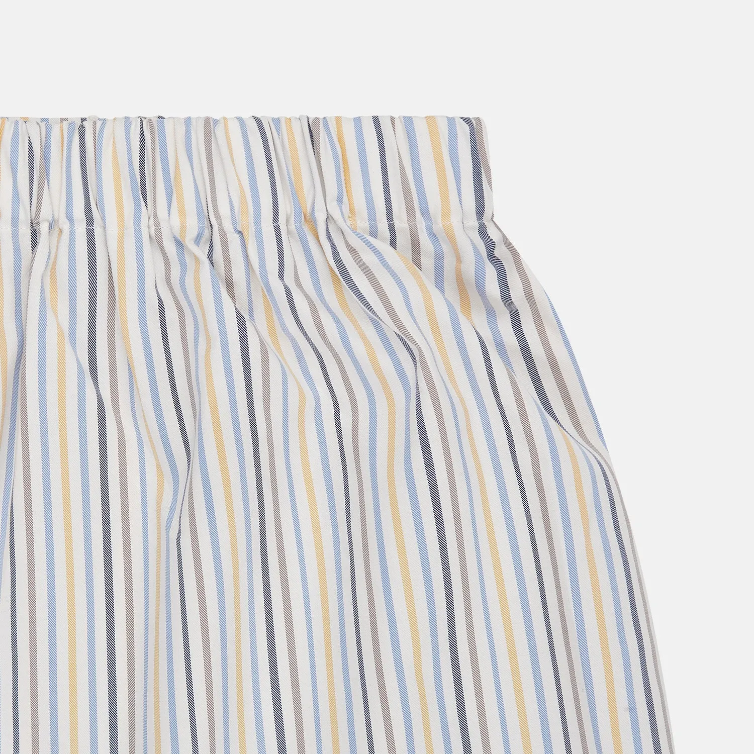 Yellow Multi Stripe Cotton Boxer Shorts sold by Turnbull & Asser product image thumbnail 2