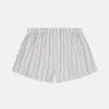 Yellow Multi Stripe Cotton Boxer Shorts sold by Turnbull & Asser