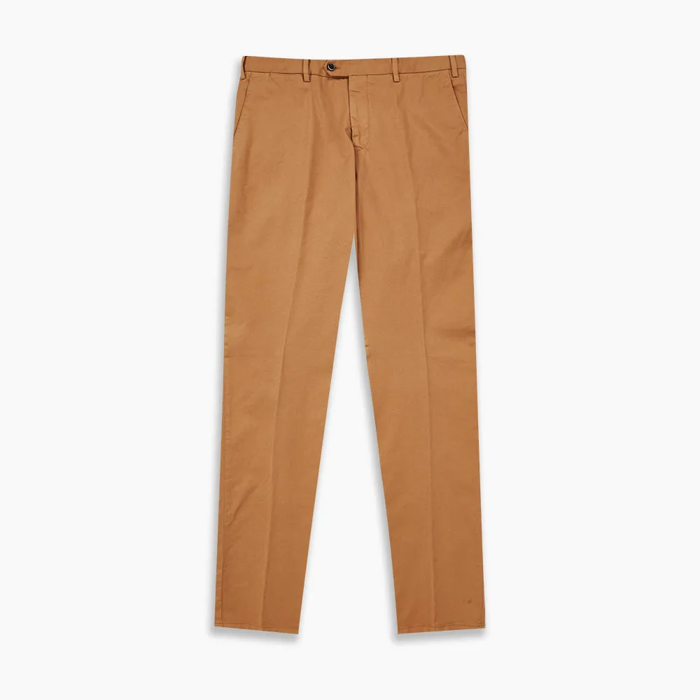 Tan Garment Dyed Cotton Chinos sold by Turnbull & Asser product image thumbnail 3