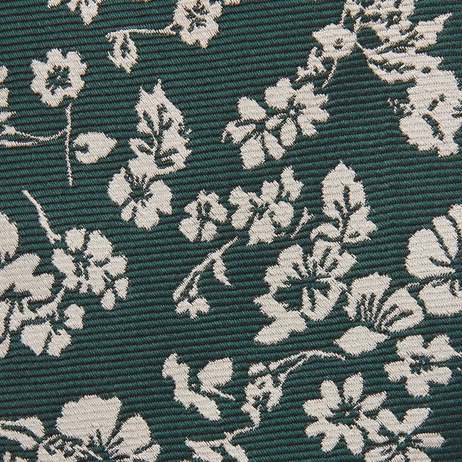 Dark Green Floral Garden Silk Tie sold by Turnbull & Asser product image thumbnail 2