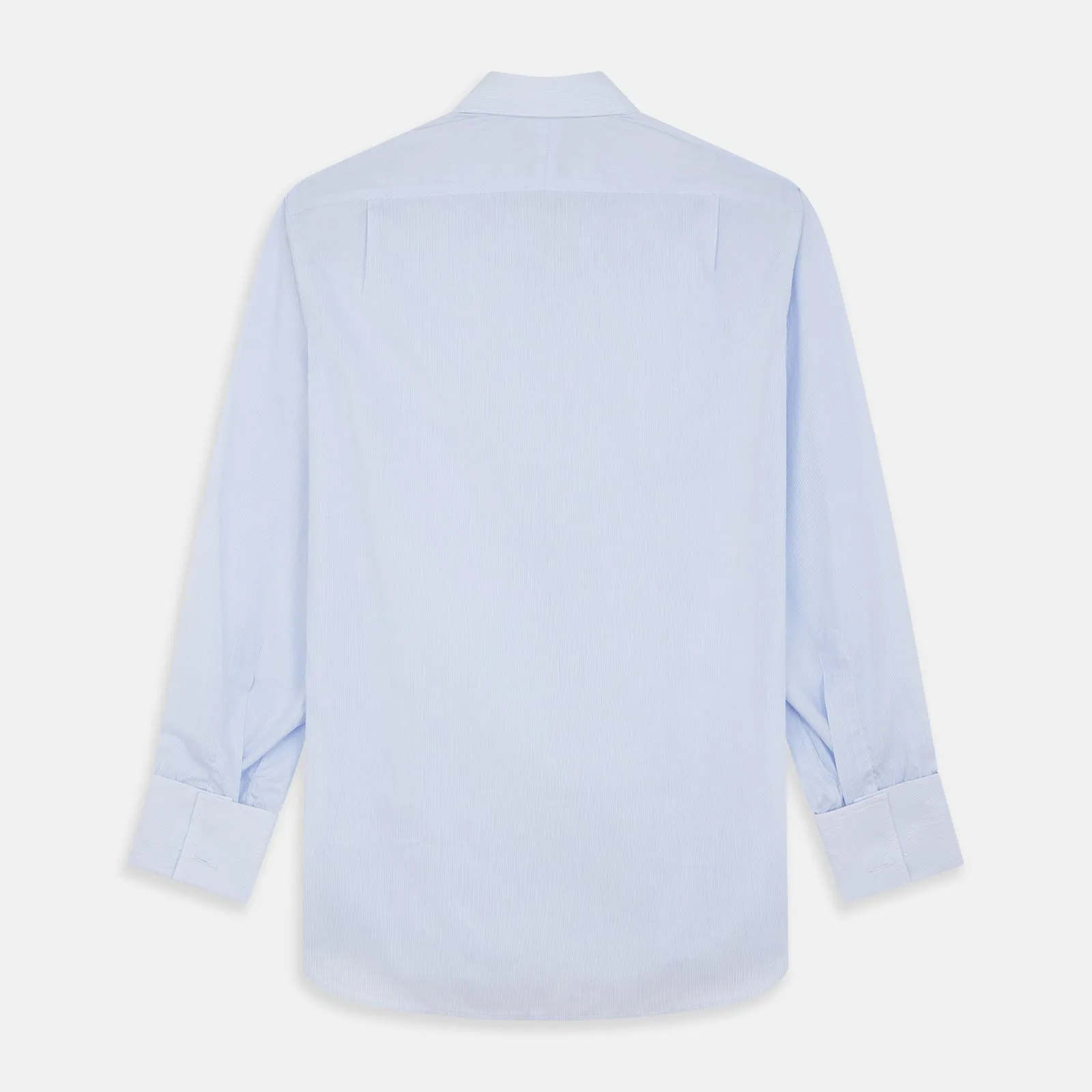 Pale Blue Multi Stripe Cotton Regular Fit Whitby Shirt sold by Turnbull & Asser product image thumbnail 5