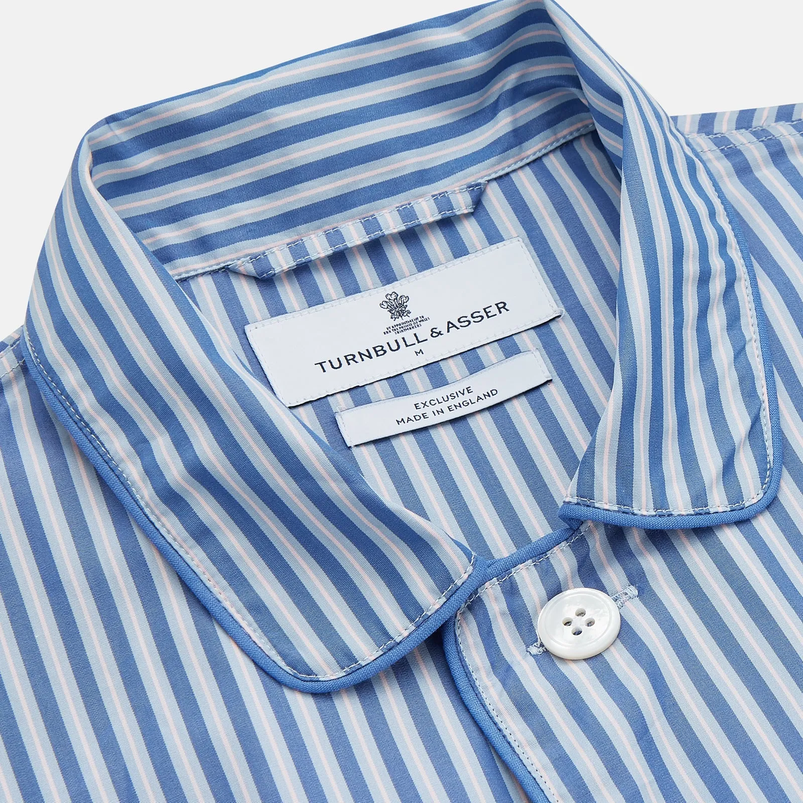 Blue Multi Cotton Hyde Pyjama Set sold by Turnbull & Asser product image thumbnail 2