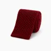 Red Multi Cashmere Knitted Tie sold by Turnbull & Asser
