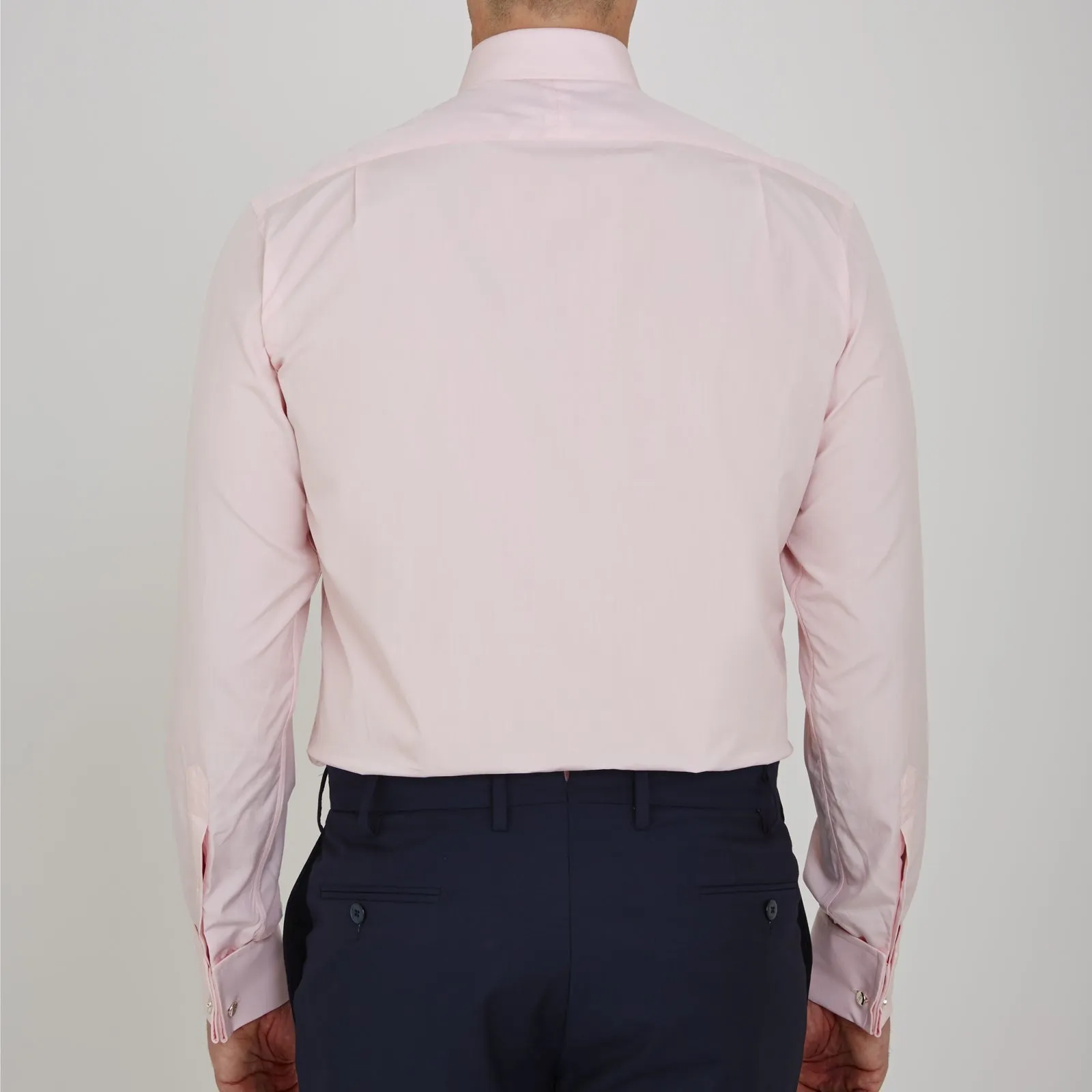 Pink Sea Island Quality Cotton Shirt with T&A Collar and Double Cuffs sold by Turnbull & Asser product image thumbnail 3