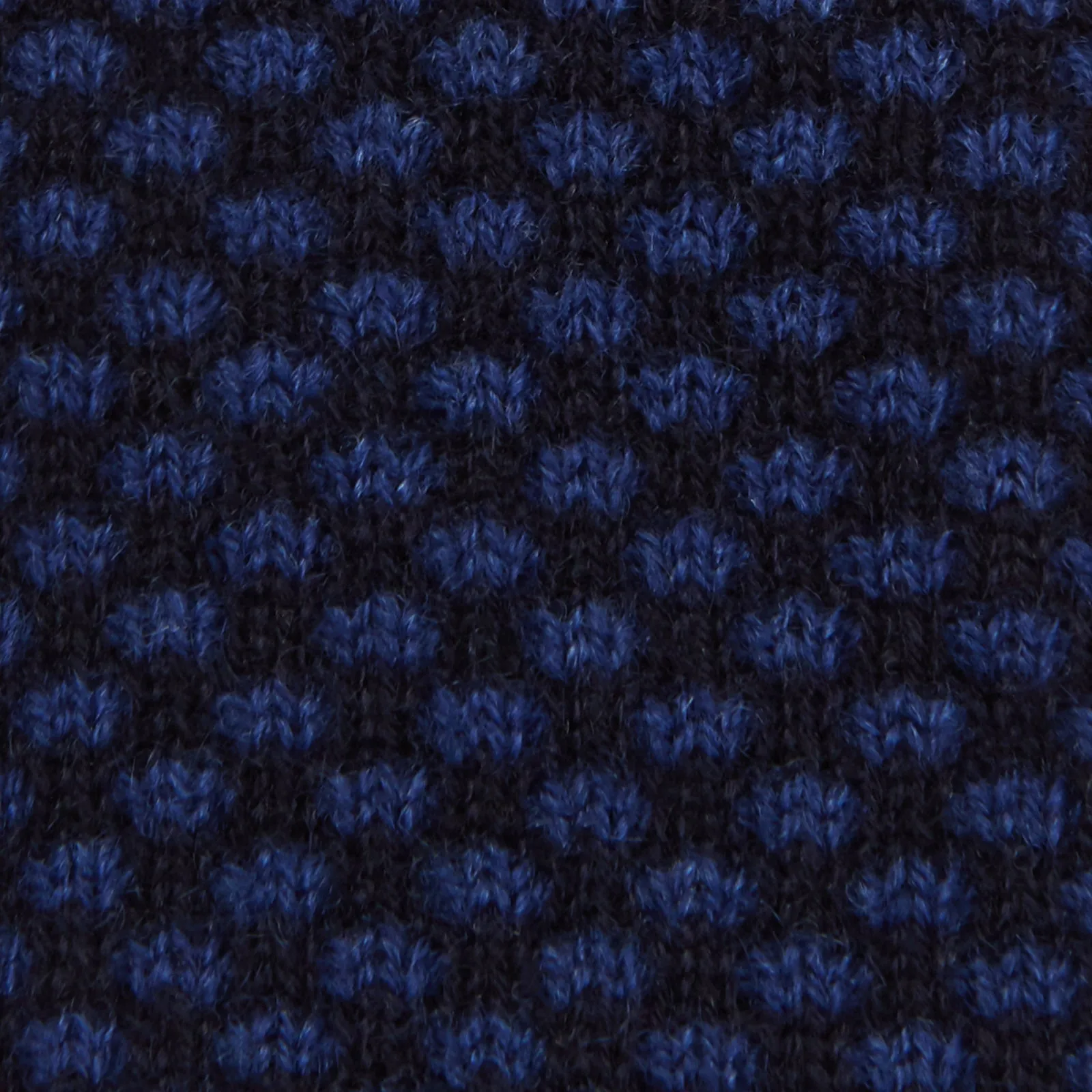 Navy Multi Cashmere Knitted Tie sold by Turnbull & Asser product image thumbnail 3