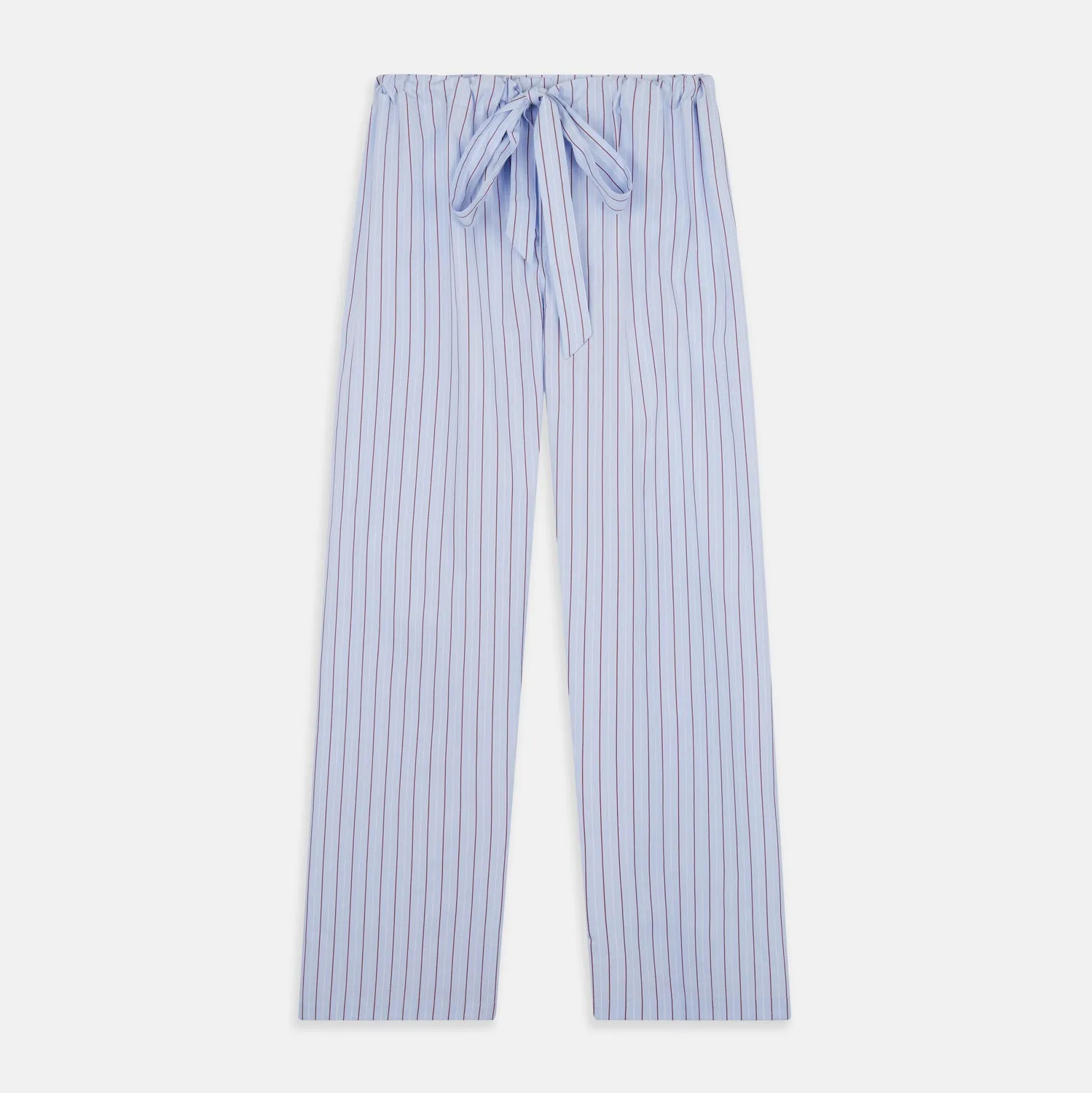 Burgundy Stripe Classic Pyjama Set sold by Turnbull & Asser product image thumbnail 5