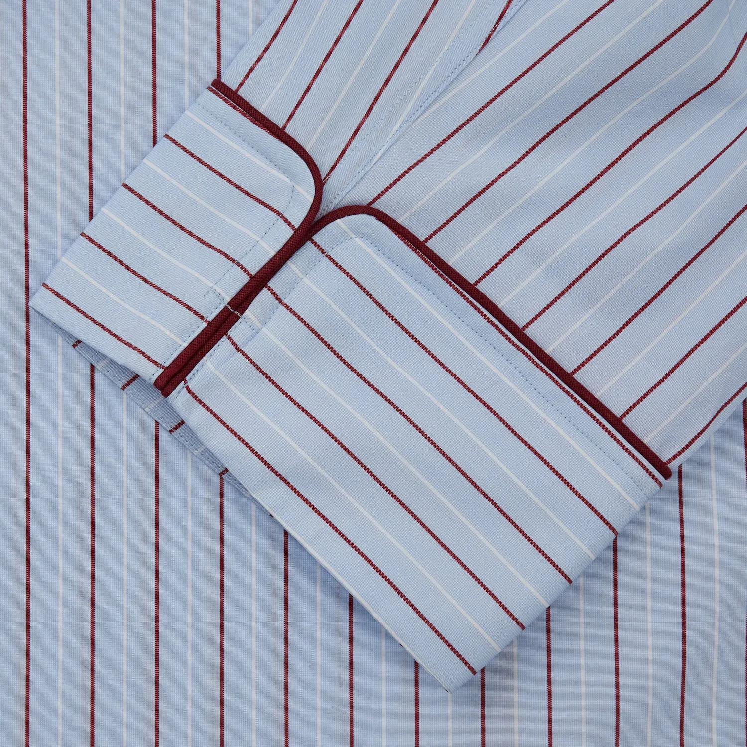 Burgundy Stripe Classic Pyjama Set sold by Turnbull & Asser product image thumbnail 3