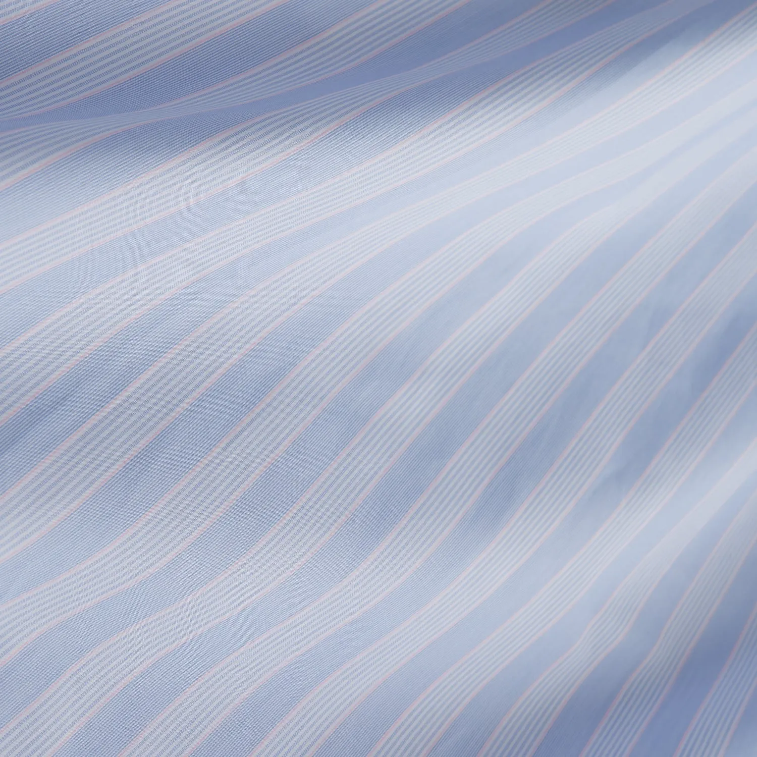 Pink and Blue Stripe Tailored Fit Shirt with Kent Collar sold by Turnbull & Asser product image thumbnail 4