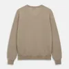 Beige Paden V-Neck Jumper sold by Turnbull & Asser