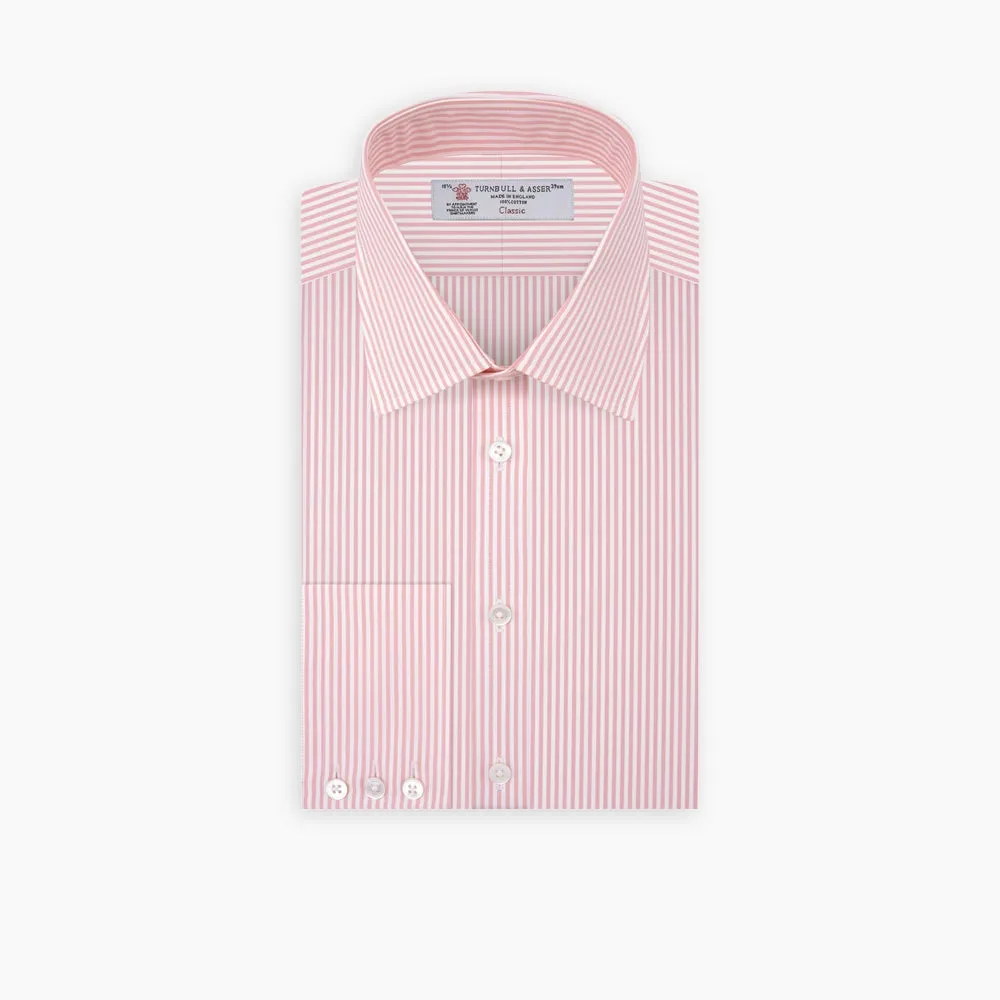 Pink Bengal Stripe Shirt with T&A Collar and 3-Button Cuffs sold by Turnbull & Asser product image thumbnail 5