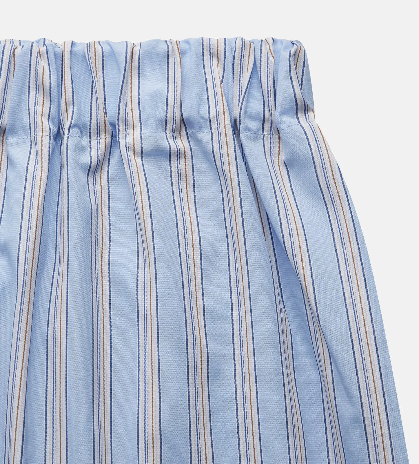 Pale Blue Multi Stripe Cotton Hastings Pyjama Trousers sold by Turnbull & Asser product image thumbnail 2