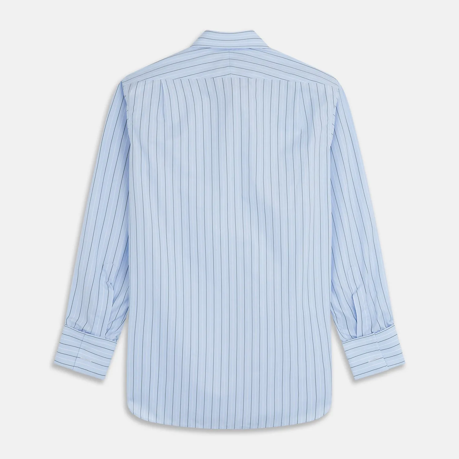 Green Stripe Regular Fit Shirt with T&A Collar and Double Cuffs sold by Turnbull & Asser product image thumbnail 5