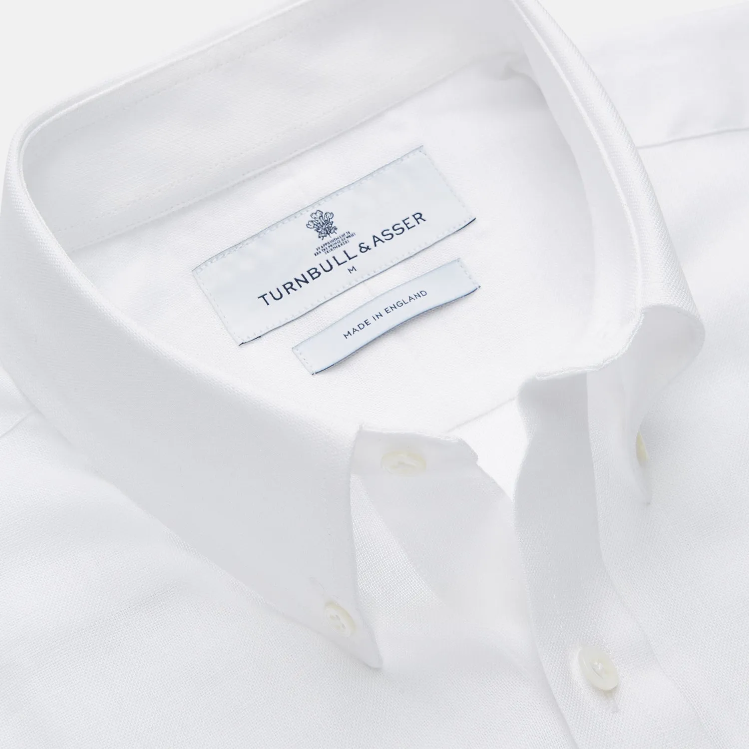 White Chambray Weekend Fit Shirt with Dorset Collar and 1-Button Cuffs sold by Turnbull & Asser product image thumbnail 2