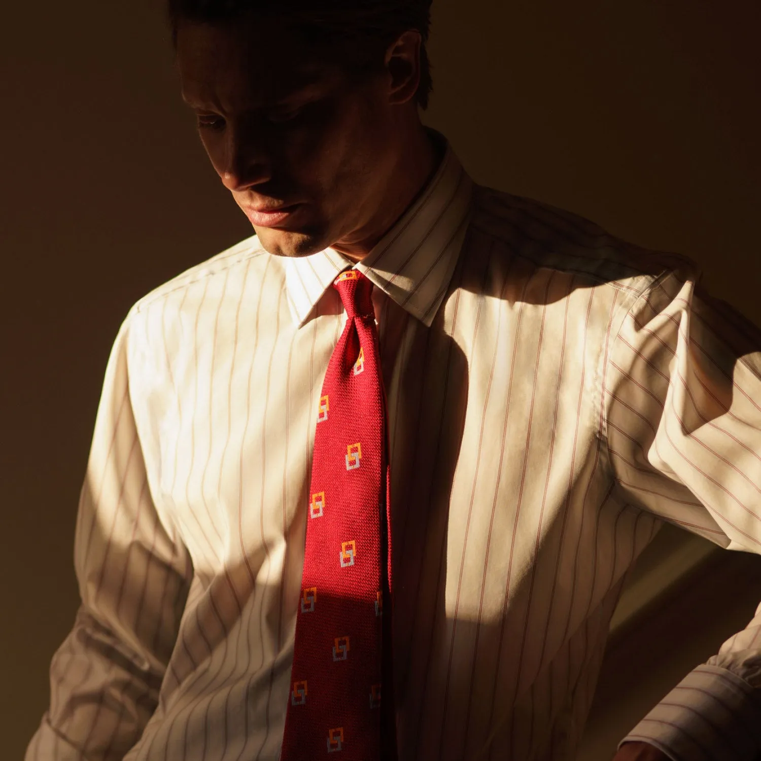 Red and Blue Multi-stripe Cotton Regular Fit Mayfair Shirt sold by Turnbull & Asser product image thumbnail 2