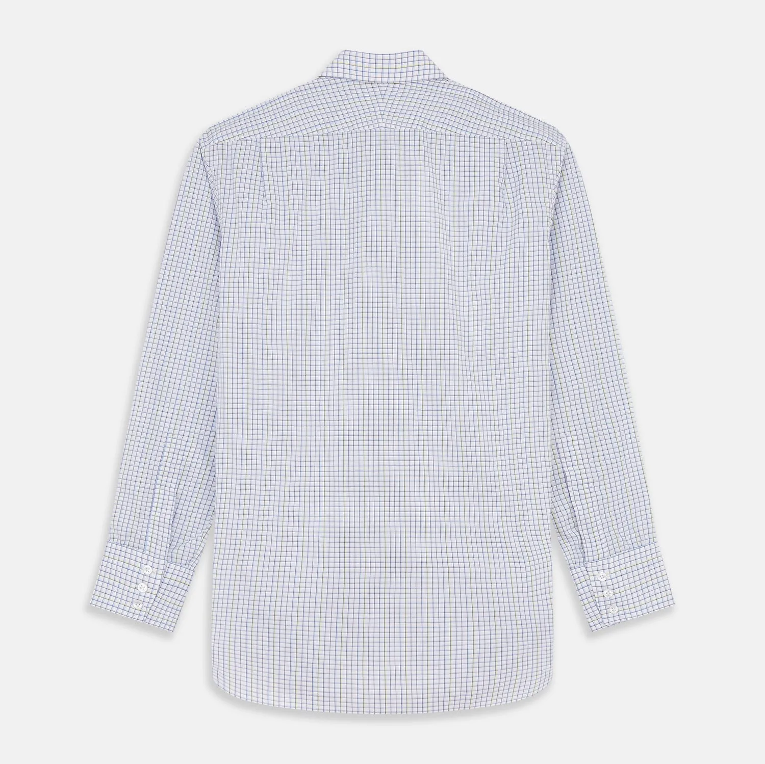Purple Multi-check Cotton Mayfair Shirt sold by Turnbull & Asser product image thumbnail 5