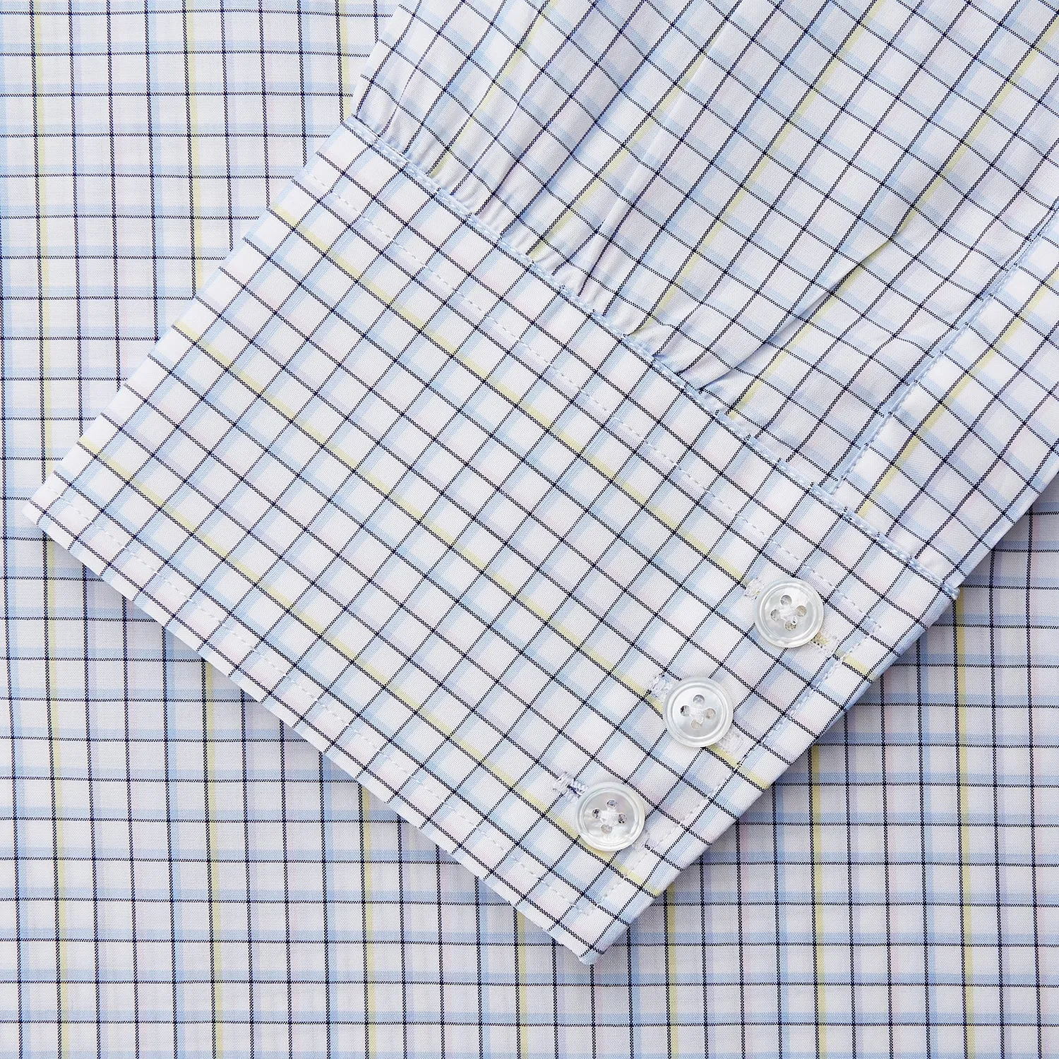 Purple Multi-check Cotton Mayfair Shirt sold by Turnbull & Asser product image thumbnail 3