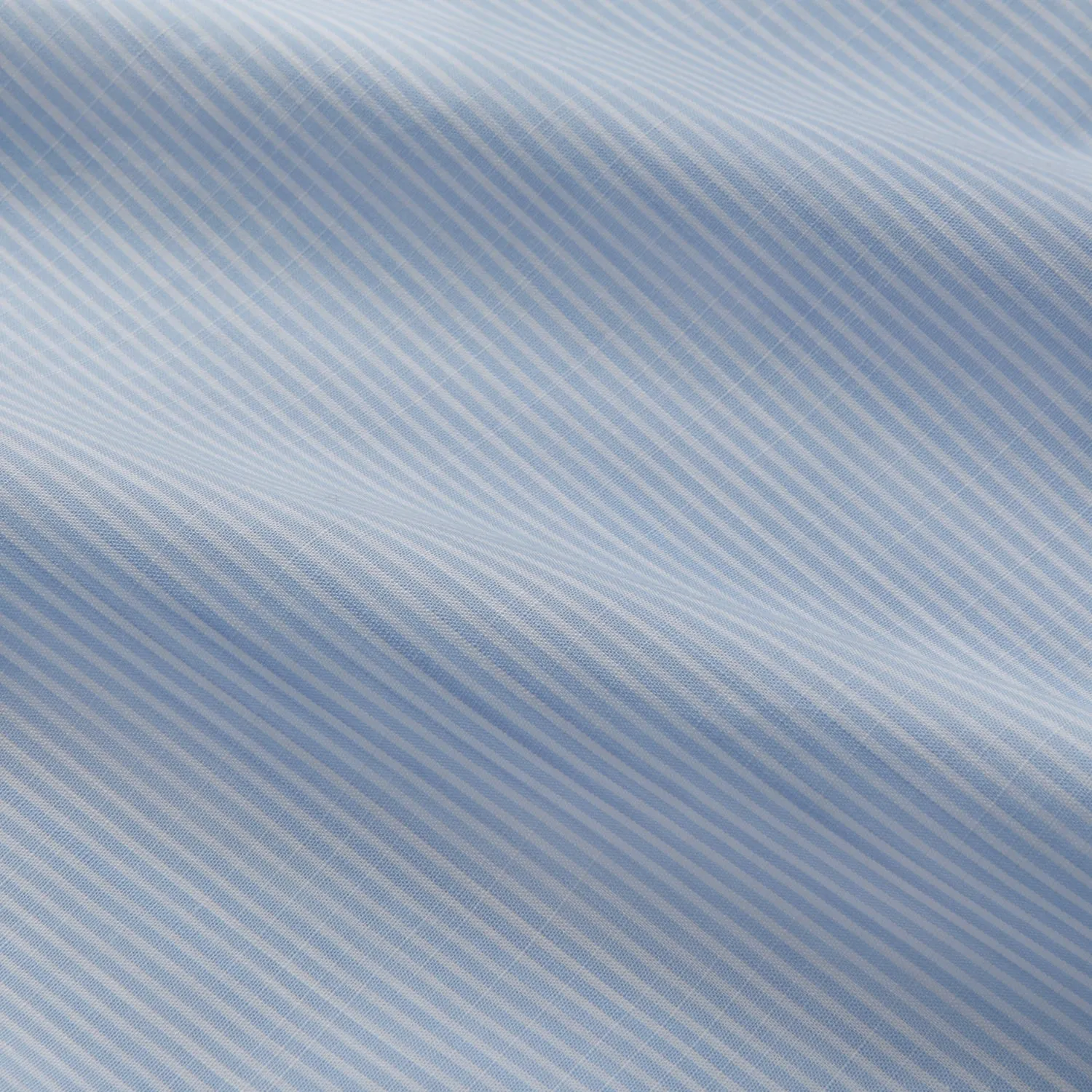 Sky Blue Chambray Stripe Weekend Fit Shirt With Dorset Collar sold by Turnbull & Asser product image thumbnail 4