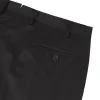 Brown Worsted Wool Pleated Formal Trousers sold by Turnbull & Asser