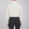 Cream Sea Island Quality Cotton Shirt with T&A Collar and 3-Button Cuffs sold by Turnbull & Asser