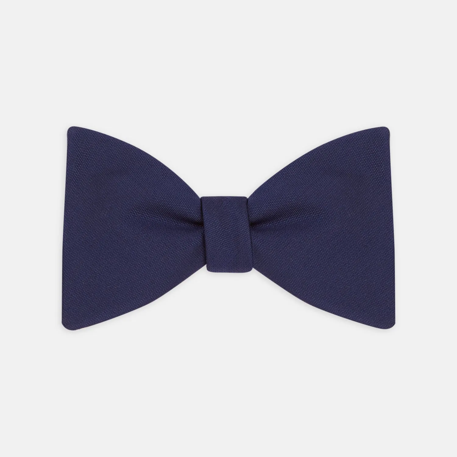 Navy Barathea Bow Tie sold by Turnbull & Asser