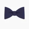 Navy Barathea Bow Tie sold by Turnbull & Asser