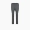 Jackson Grey Flannel Wool Trousers sold by Turnbull & Asser