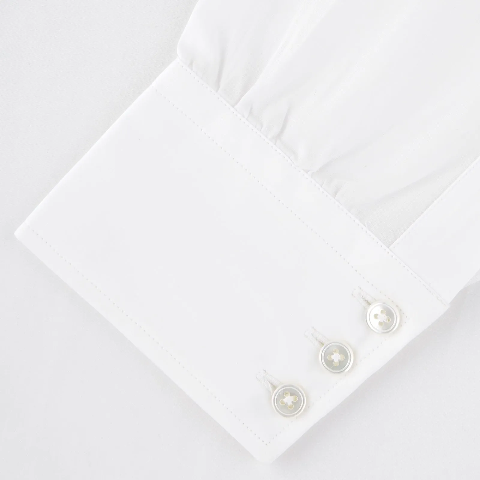 Two-Fold 120 White Shirt with Regent Collar and 3-Button Cuffs sold by Turnbull & Asser product image thumbnail 2