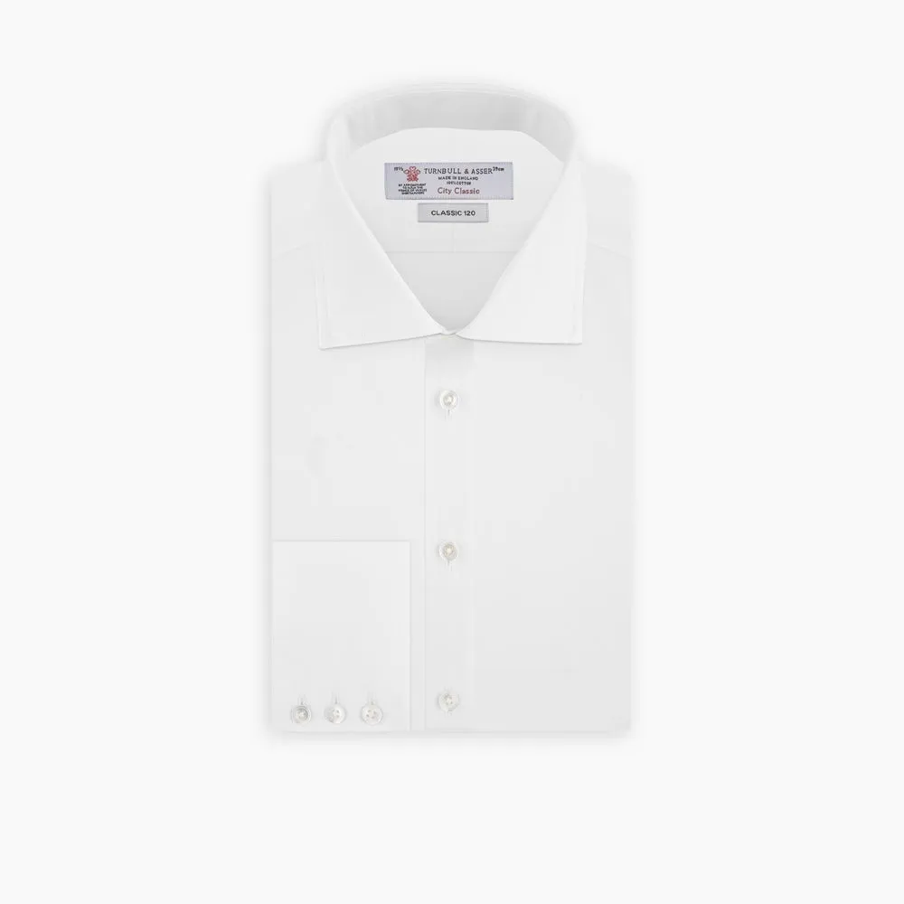 Two-Fold 120 White Shirt with Regent Collar and 3-Button Cuffs sold by Turnbull & Asser product image thumbnail 3