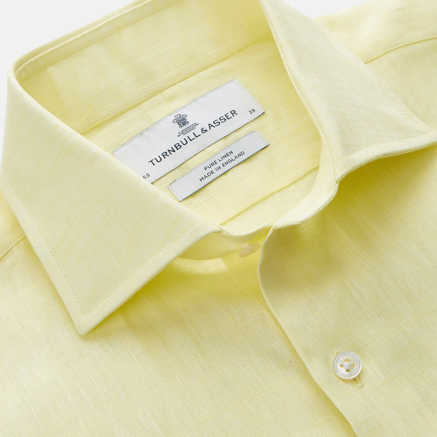 Cream Tailored Fit Shelton Shirt sold by Turnbull & Asser product image thumbnail 4